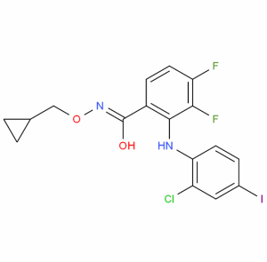 2-[(2-氯-4-碘苯基)氨基]-N-(环丙基甲氧基)-3,4-二氟-苯甲酰胺